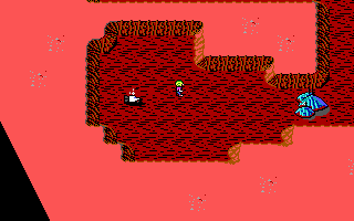 but when Commander Keen goes to Mars, it's still a red (well, pinkish) planet, yes...