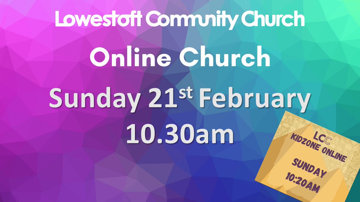 lcclowestoft's tweet photo. We are live this Sunday for our online service. Why not join us?! https://t.co/Cl0oN33Agl https://t.co/PpBue3CJdi