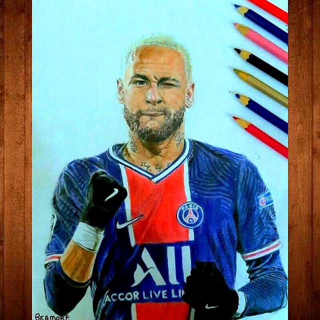 BE_A_MORE's tweet photo. @neymarjr Sou sua fã e por isso fiz esse desenho. Espero que goste https://t.co/Vtnfvtk3yC