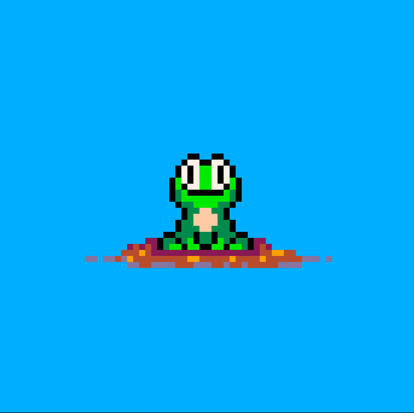YarivFrd's tweet photo. Pixel Frog! 👾🐸👾
Made with Aseprite | https://t.co/GqvLoXLfRg
Thanks for an awesome tutorial, @Saultoons https://t.co/K0UgyvUCma
