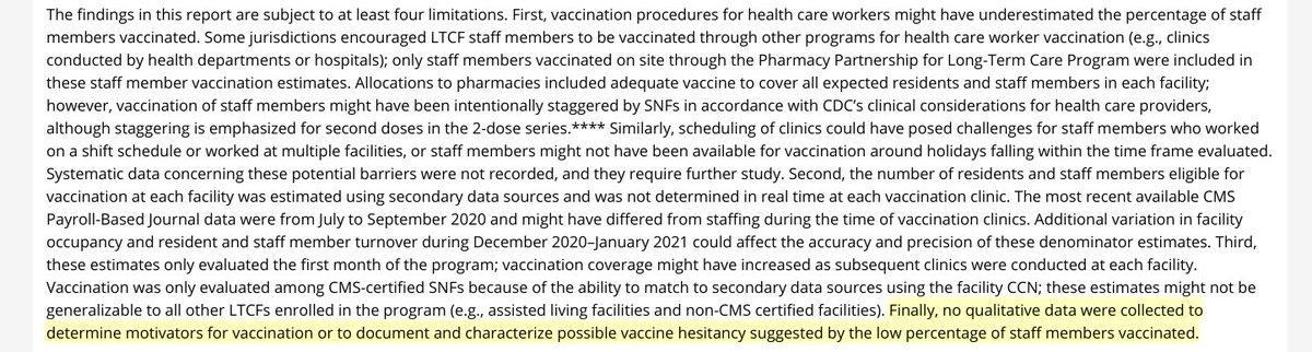 So here's the actual data with something really really important highlighted. (37.5% vaccinated: some of rest may have been vaccinated elsewhere, not yet offered, and then there is the (unknown) hesitancy/refusal portion). We need a rapid effort on this, and just polls won't do.