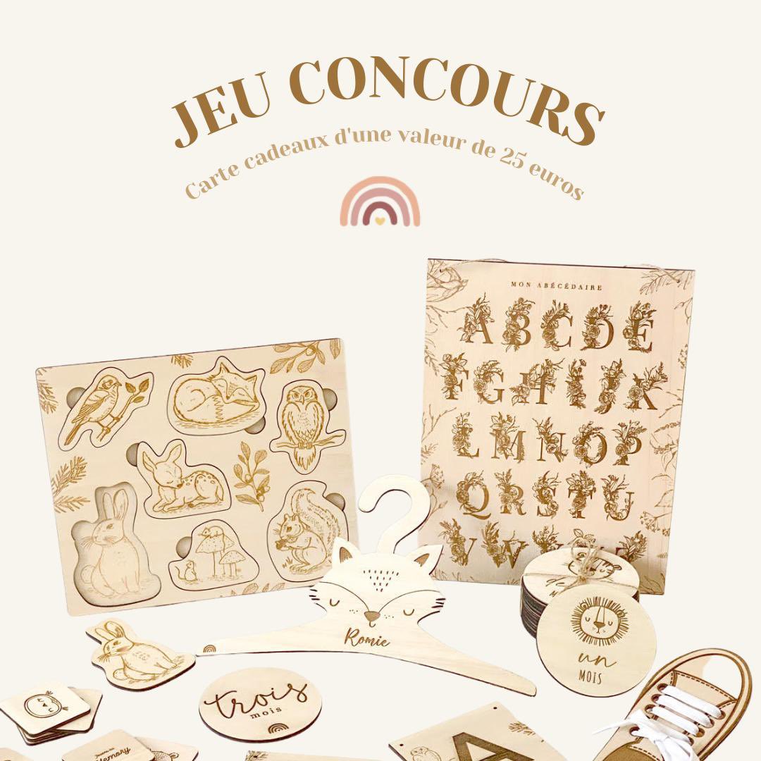 🌈Nouveau jeu concours🌈

Aujourd’hui, nous vous offrons avec Atelier Romie une carte cadeau d’une valeur de 25 euros ! 

Tentez votre chance et découvrez ces jolies créations 🤍

Rendez vous sur midipile.com 

#jeuconcours #offre #cadeau #atelierromie