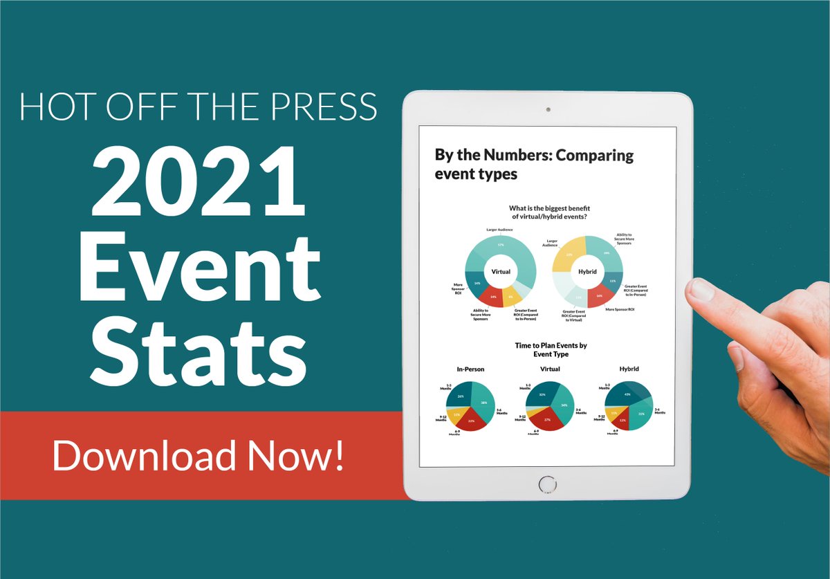 swoogo's tweet image. Looking for a fresh batch of #eventstats? You’re in luck! We just published our 2021 report giving you all the relevant virtual and #hybridevent stats you’re craving. 

Don’t wait; get ‘em while they're hot!

🍪Download here: hubs.ly/H0GWm7s0

#eventprof #virtualevents