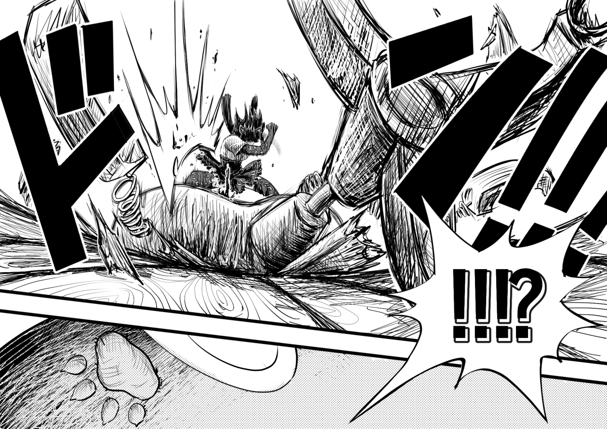 一撃で決めるブラックジャガーさん 