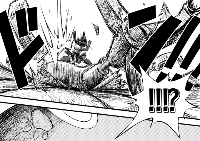 一撃で決めるブラックジャガーさん 