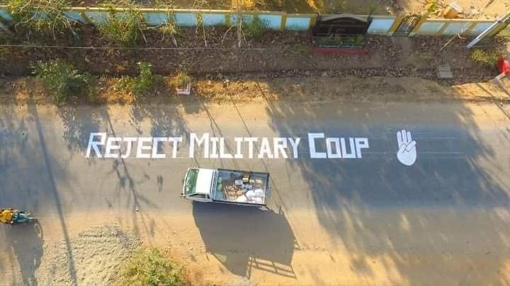 MeuPhoo's tweet photo. #WhatsHapppeningInMyanmar
#19FebCoup https://t.co/kZ4Flp3MEy