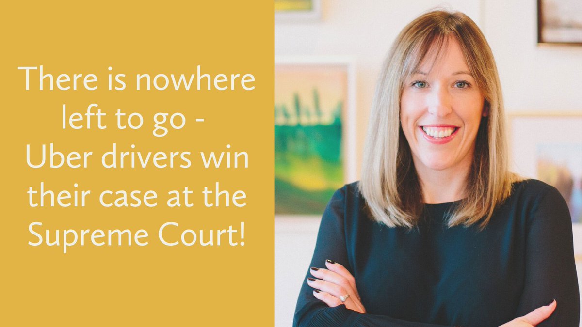 GreeneGreeneLaw's tweet photo. Following a lengthy legal battle over 5 years, 
@UKSupremeCourt has today announced that Uber drivers are not freelancers, but workers and as such, should be entitled to certain employment rights. @SeleneCHolden considers the key factors in the decision: https://t.co/oIoe7ZbhOp https://t.co/PMD5i255UA