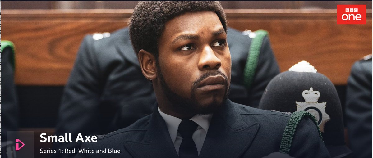 KatAdeney's tweet photo. So pleased that @UniofNottingham has access to #BoxofBroadcasts Have just added #SteveMCQueen's excellent 'Red, White and Blue' to my module for my week on the importance of #representation. #SmallAxe #RepresentationMatters https://t.co/tlBnO0K352