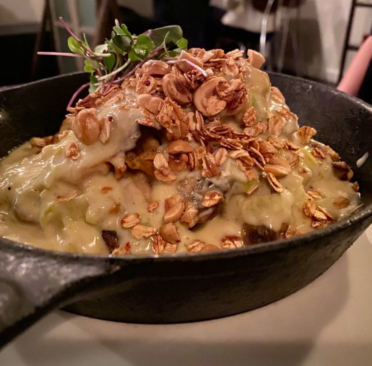 If you know, you know... Our Crespella {crepes, celery root puree, butternut squash, mushrooms, spicy leek fonduta, &amp; house granola} is one of the most underrated dishes on our menu. Have you had it? 

Get in the know this weekend... OsteriaLanghe.com.

photo: <a href="/edsda1/">edsda</a>
