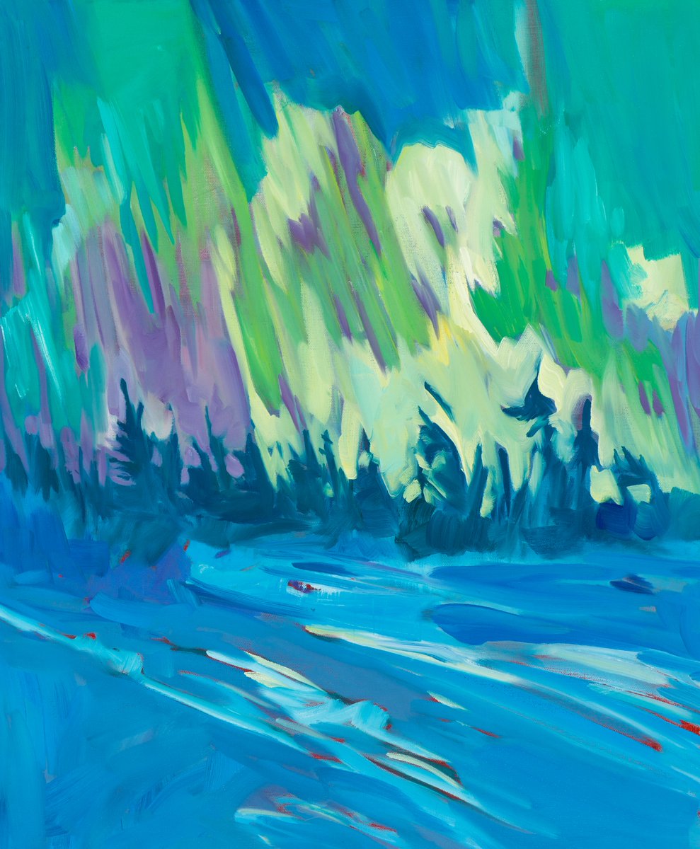 pandemic painting of the day - bringing nature to you if you can't get out into it..