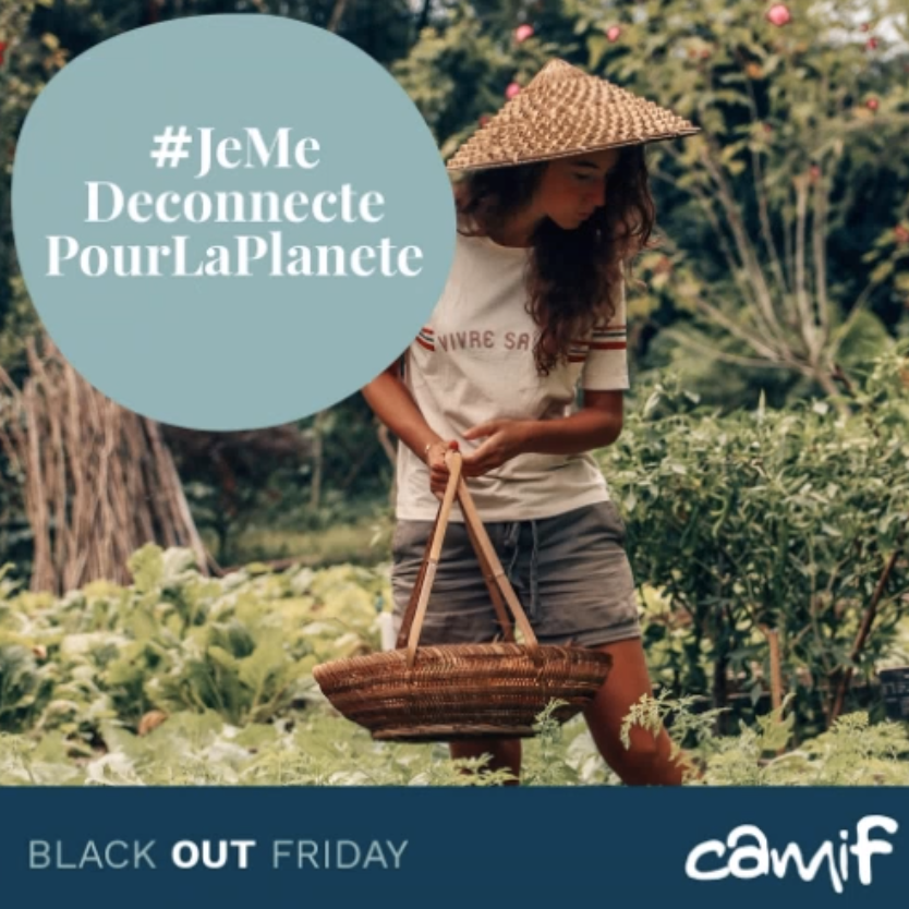 JudczycD's tweet photo. Camif a lancé son mouvement BlackOut Friday afin de s'opposer à la journée de Black Friday considérée comme consumériste et aux antipodes de ses valeurs ! 
#influenceMarketing #ISEFACinfluence #SocialMedia #Environnement #JeMeDeconnectePourLaPlanete
@Camif_  @camillejourdain https://t.co/r2JS8btsZp