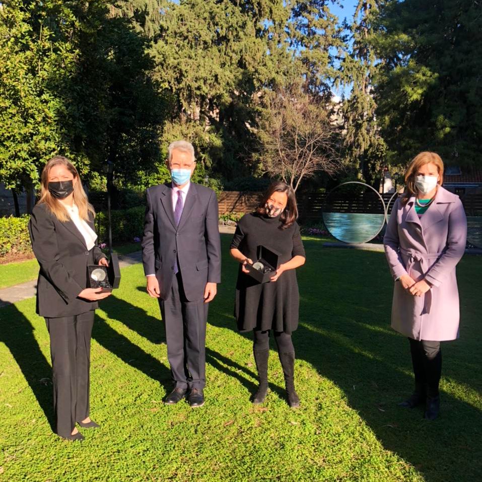 So proud of our <a href="/StateIVLP/">IVLP</a> alumnae <a href="/DanaeBez/">Danae Bezantakou</a>, CEO of Navigator Shipping Consultants, &amp; Dr. Nadine Christopoulou, director &amp; cofounder of <a href="/MelissaNetwork/">MelissaNetwork</a>, for being among the leaders featured in <a href="/StateDept/">Department of State</a>’s “Faces of Exchange” campaign in celebration of #IVLP's 80th anniversary.