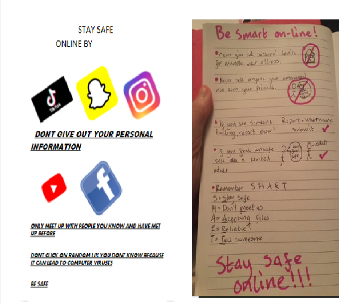 ddjmccaffrey889's tweet photo. Well done to our S2 pupils for completing their Internet Safety posters.  Here are just a few #teamcraigie https://t.co/VJYBoLsKLo