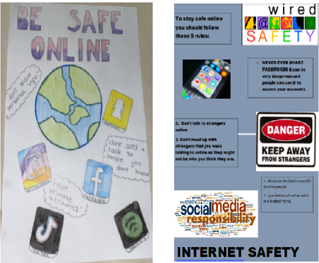 ddjmccaffrey889's tweet photo. Well done to our S2 pupils for completing their Internet Safety posters.  Here are just a few #teamcraigie https://t.co/VJYBoLsKLo