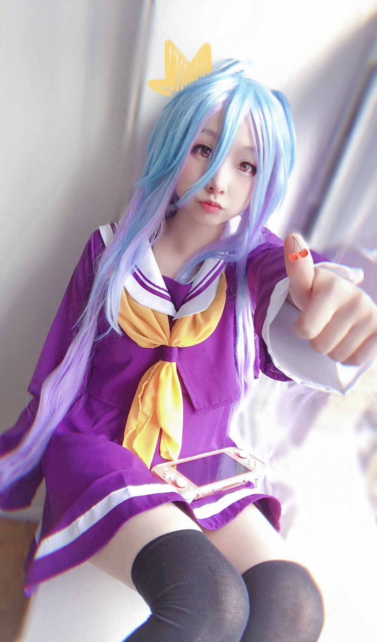 Good Night World Anime SHIRO Cosplay Costume