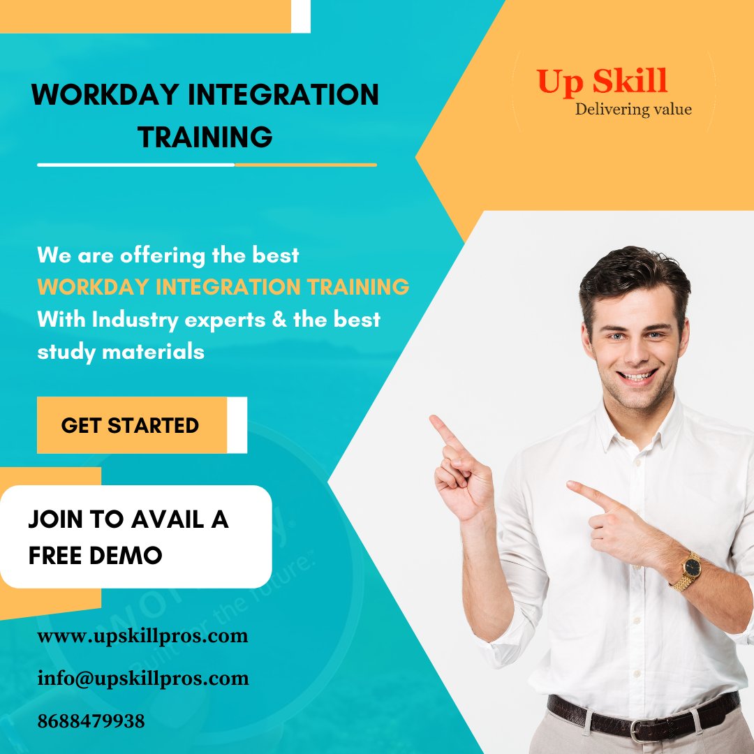 UpSkill14's tweet image. Looking for the job oriented Workday Online course? Learn it from the Industry experts. Enroll Now! Free Demo available. Reach us at Call: 8688479938
Or drop a mail at: info@upskillpros.com
#Workday #workdayintegration #Workdayintegrationdemo #Workdayintagrationcareer