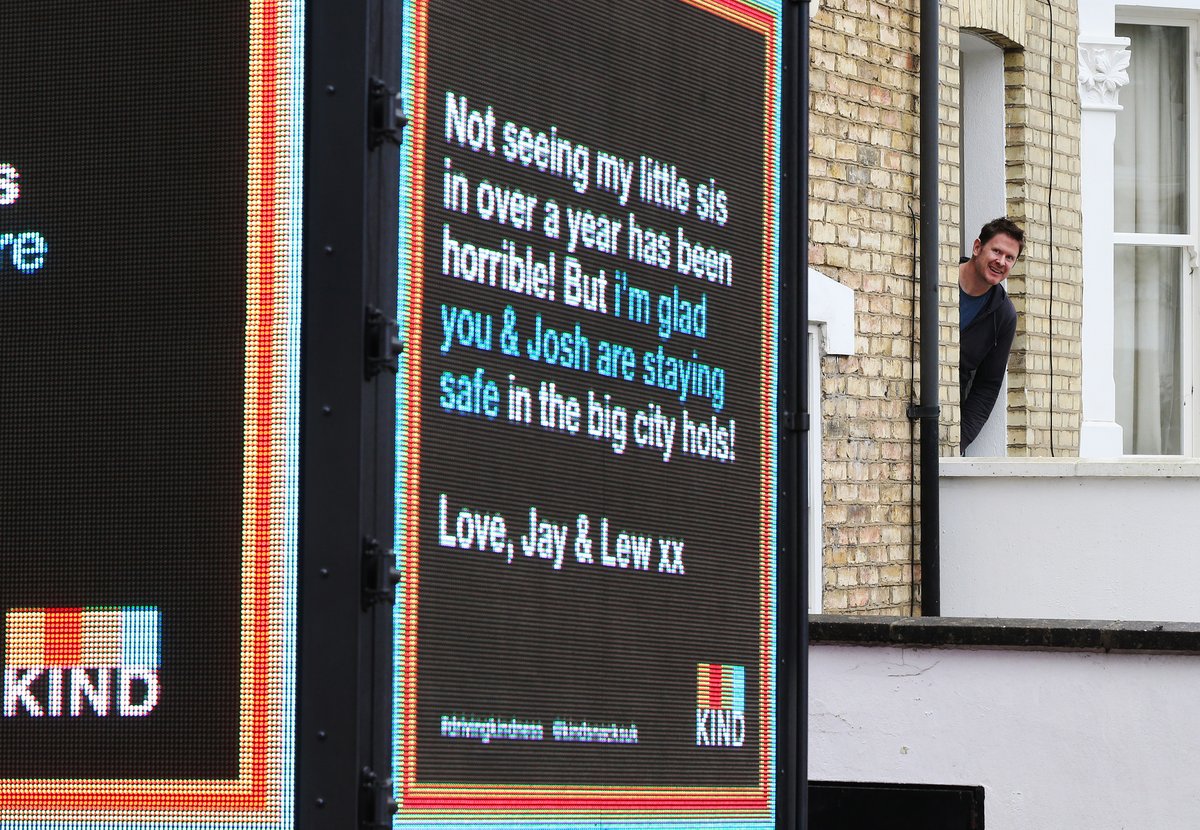 KINDSnacksUK's tweet photo. THANK YOU!

We’ve loved seeing your kind messages come through over the past few days. What we’ve loved even MORE is seeing the faces of those receiving them.

@theCALMzone @DrAlexGeorge 

#drivingkindness https://t.co/WHMsLra9PY