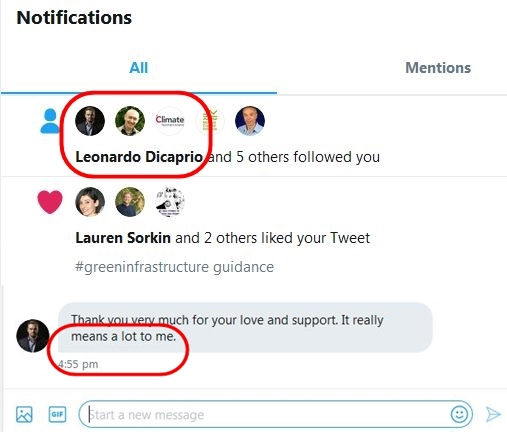 SDinPraxis's tweet image. Alas, the twist in the 🧵of being followed by Leo last year is that he was a bot.

But hey! #ClimateAction amplification 😀

And 2021 is the new #SuperYear