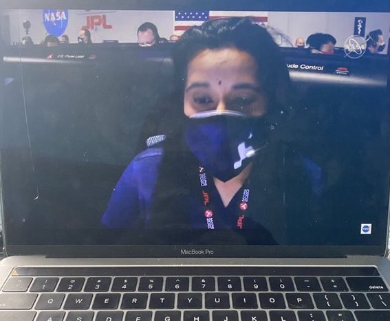 AstroTeacherAle's tweet photo. The day was made seeing Dr. Swati Mohan on screen!!!#RepresentationMatters #CountDownToMars #Mars #Percy #Preseverance
#AstroTeacherAle #AstroTeacher #TeacherInSpace #ReachingForTheStars #JuniorAstronauts #Mentoring #VirtualJudge #SpaceStationAmbassador #SoyMentora #MentoraMHE https://t.co/NT8ck68fAj