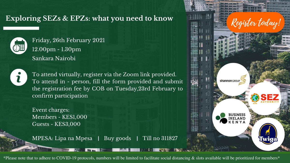 BIrlKe's tweet photo. #BIKUPDATE: Join us on 26th Feb from12.00pm - 1.30pm as we learn from the Shannon Free Zone, SEZAs work to enhance business &amp; practical aspects to operating in #SEZs #EPZs.  

You can register this weekend!

In-person : https://t.co/PUsAR2ib1R or virtual: https://t.co/Qfs77Av2TN https://t.co/Psc5xIorQJ