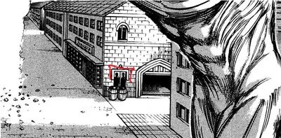 [ Manga reader ] Et pour finir, Chapitre 12, eren ne contrôle même pas encore son titan, mais au fond de la page, on y voit deux silhouettes singulières, Sieg et Eren voyageants grâce aux pouvoirs de l’assaillant ? ou simple detail de dessin ? 