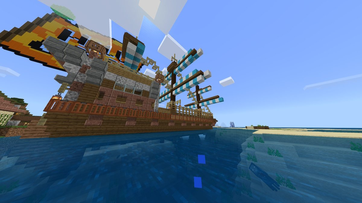 くらcraft בטוויטר はるくら での建築 ふね フネ 舟 船 Minecraft マイクラ マインクラフト Nintendoswitch