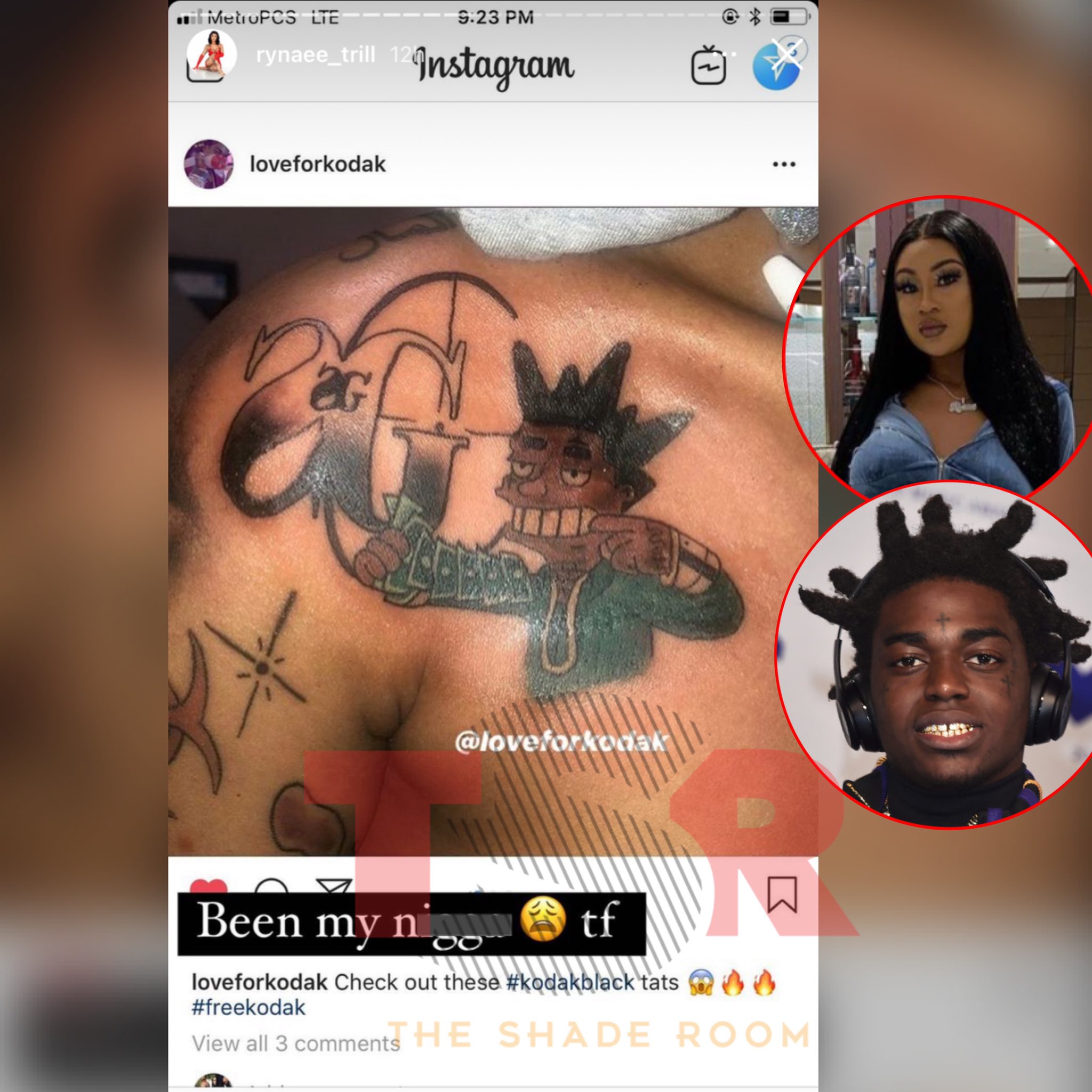TheShadeRoom on X: Rapper Rynaee Trill said Kodak Black been her man 👀  t.coOCSXnI0kw0  X