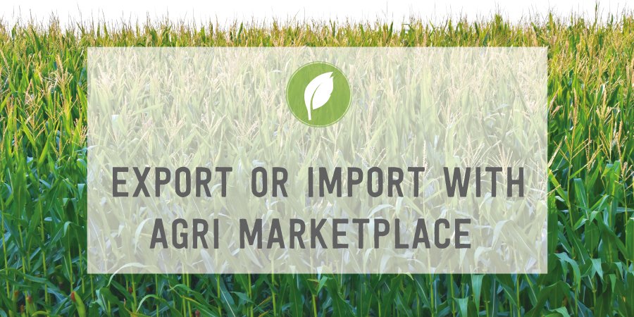 Choose Agri Marketplace to import or export without travelling! We have several offers available in our marketplace. 

Agri Marketplace, fair trade made easy!

Visit our marketplace: agrimp.com

#agrimp #marketplace #agrimarketplace #B2B #agritech #foodTech #offers