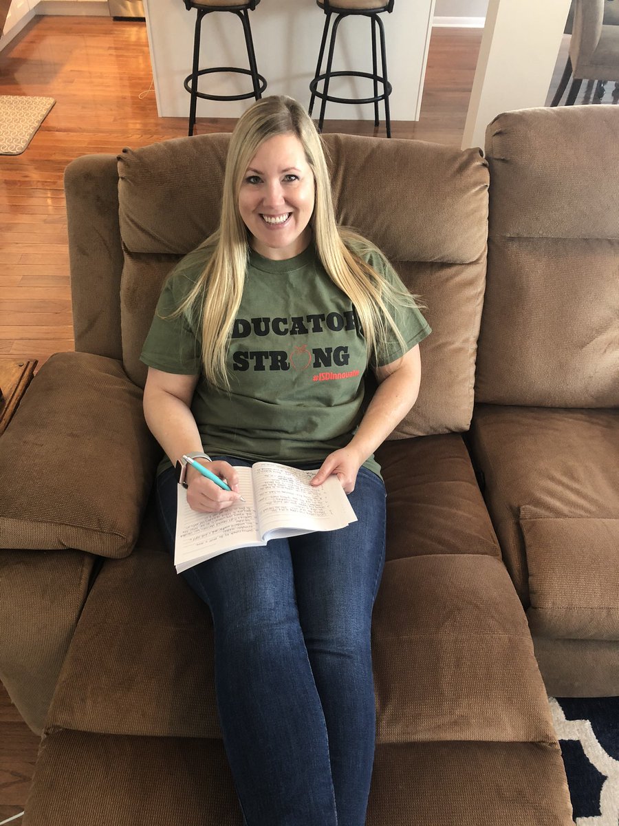 As I sit at home writing in my gratitude journal during our institute day, I’m so thankful to be part of a district that is putting self care first. #ISDinnovates #d109pride #educatorstrong #teacherselfcare <a href="/ISD109/">Indian Springs 109</a> <a href="/BVGoBobcats/">Bridgeview School</a>