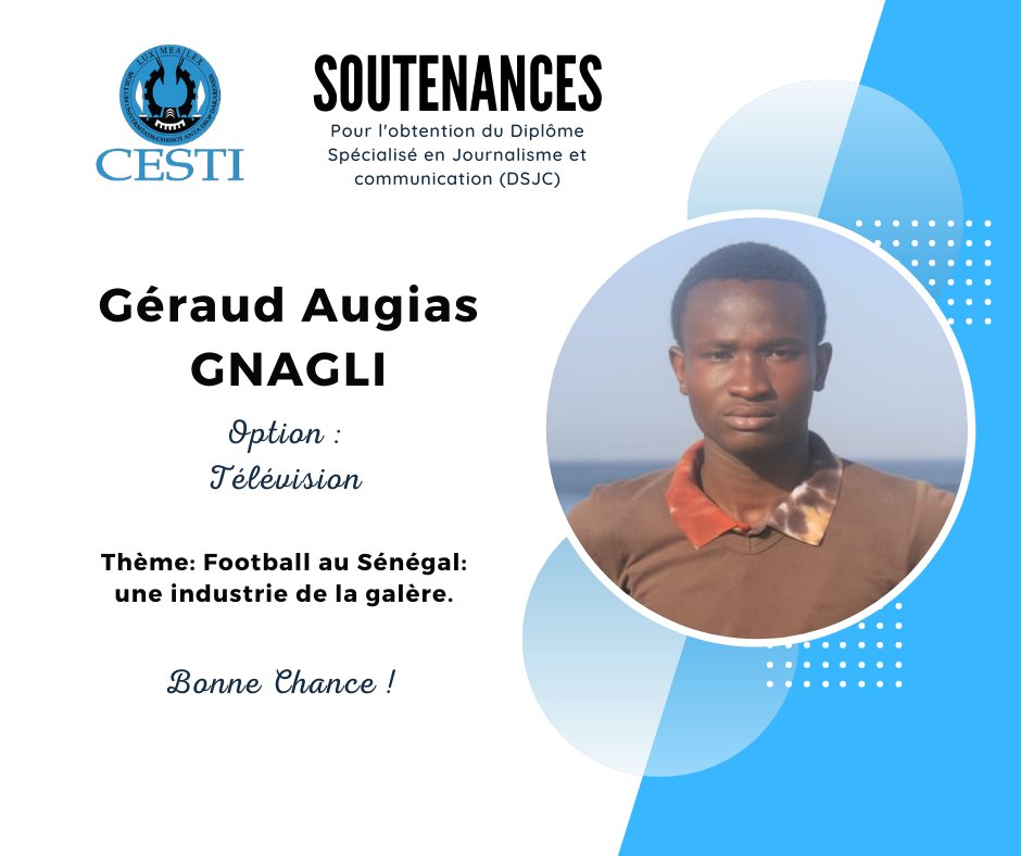CESTIDAKAR's tweet photo. [THREAD] Dernière publication de la série, les étudiants en option Télévision de la 48 promotion du CESTI.
Ensemble, ils font au total 26 étudiants (09 en Presse Écrite, 07 en Radio et 10 en Télévision). 
Bonne chance à tous !
#kebetu #jri #cesti #com #dakar #cestmob https://t.co/xnx7vw31TP