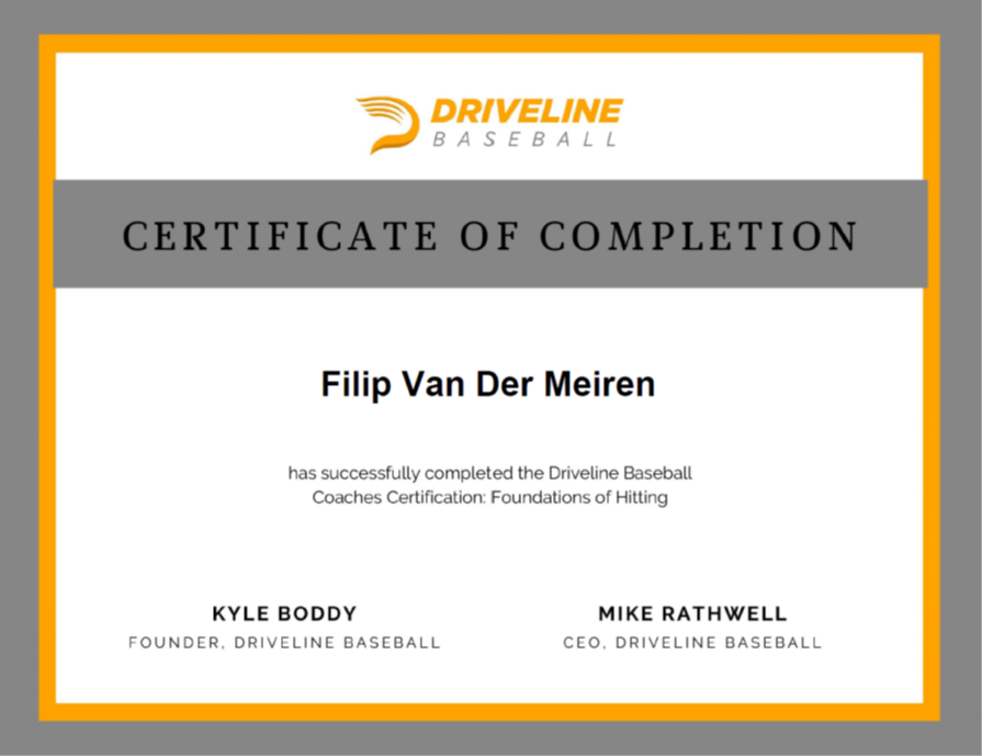 FilVanDerMeiren's tweet photo. Glad I was able to finish the bulk package....thanks @DrivelineBB for creating the courses! Diving into all the Plus account content is next in line... https://t.co/zIVxbMxn73