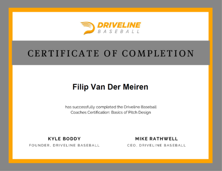 FilVanDerMeiren's tweet photo. Glad I was able to finish the bulk package....thanks @DrivelineBB for creating the courses! Diving into all the Plus account content is next in line... https://t.co/zIVxbMxn73