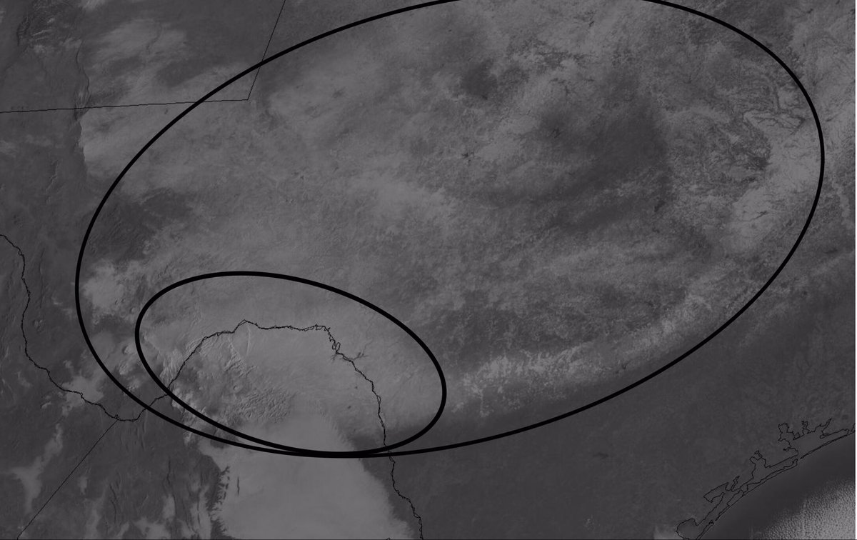 abimaelsalas's tweet photo. Imagen del satélite GOES 16 muestra este viernes extensas zonas nevadas en #Texas, incluido la parte norte de Coahuila. #CdAcuña #OndaArtica #Climadel6 https://t.co/cGery7s9W7