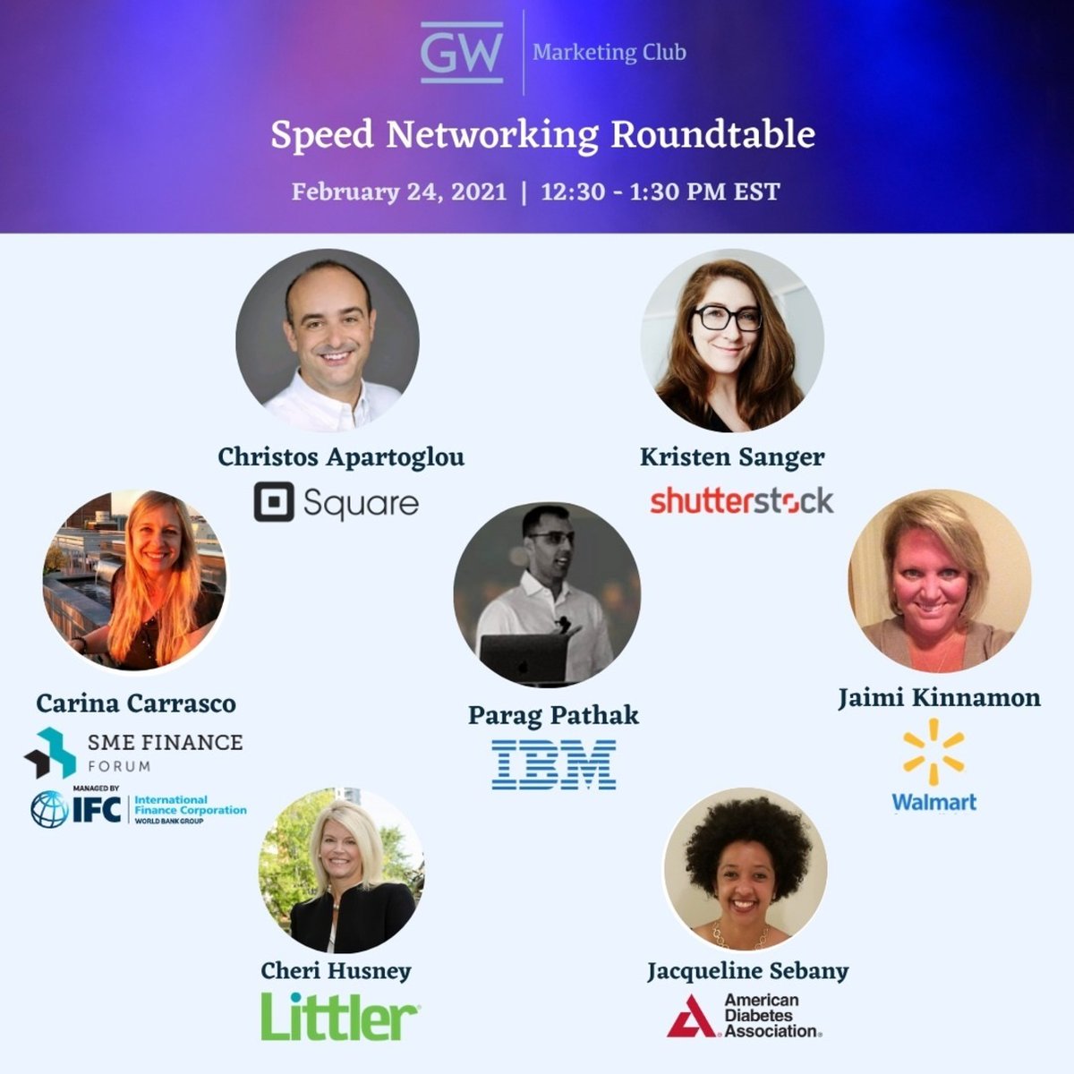 Hey, have you registered for the GW Marketing Club's Speed Networking Roundtable yet? If not, what are you waiting for? Don't miss out on the opportunity to network with global marketing leaders. Register now! eventbrite.com/e/gw-marketing…