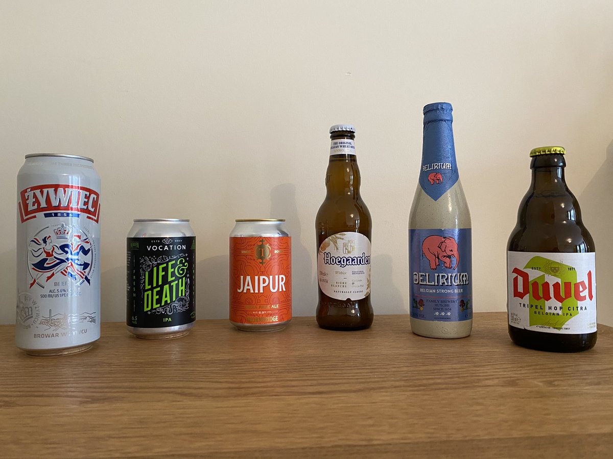 Online Beer tasting tonight. This fine lineup was selected by 6 of our members for us all to enjoy, discuss and compare tonight 🍺🍺🍺🍺🍺🍺 #rtbi #poynton #beertasting