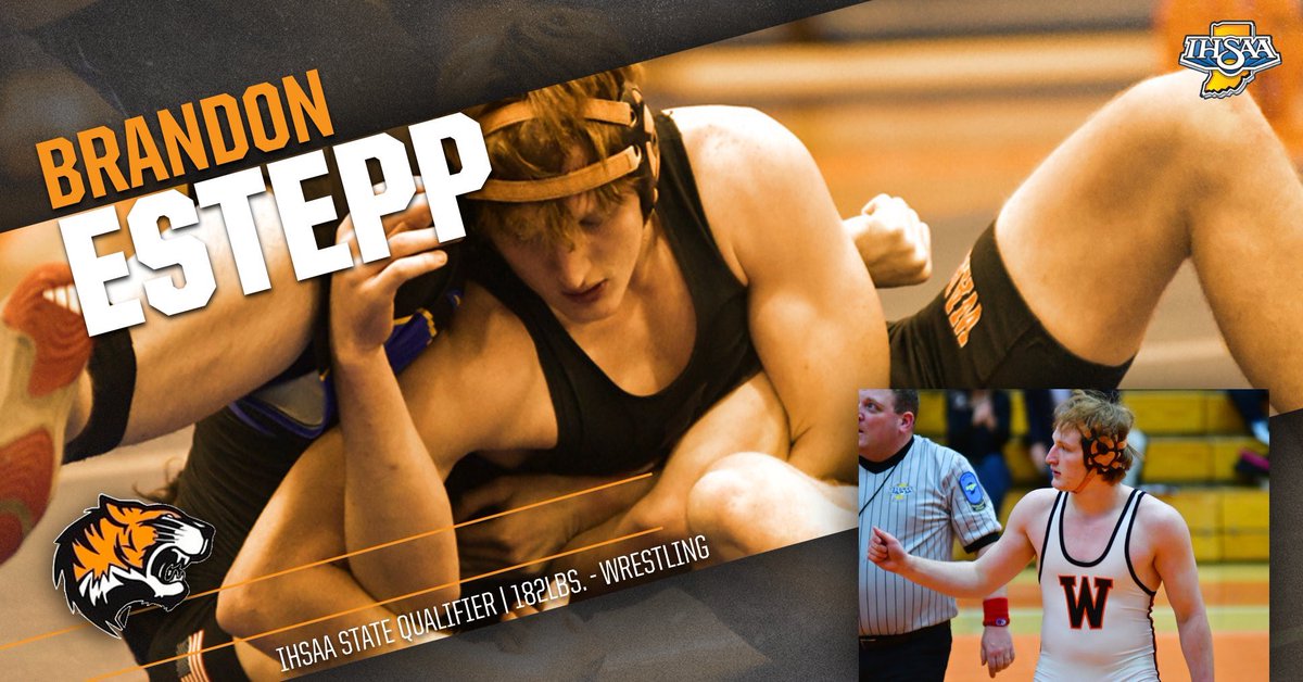 Warsaw_Tigers's tweet photo. GOOD LUCK AT STATE! 

Sending off Senior, Brandon Estepp,  to the IHSAA State Wresting Finals! All of Warsaw is behind you!  #WeAreWarsaw https://t.co/95YoSoRpNq