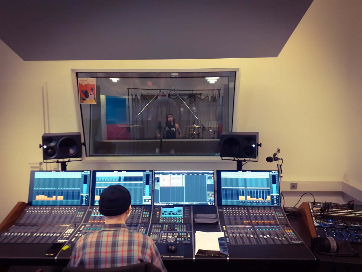 18tracks in one day?!!! #drumhero #littledrummerboy #inthestudio