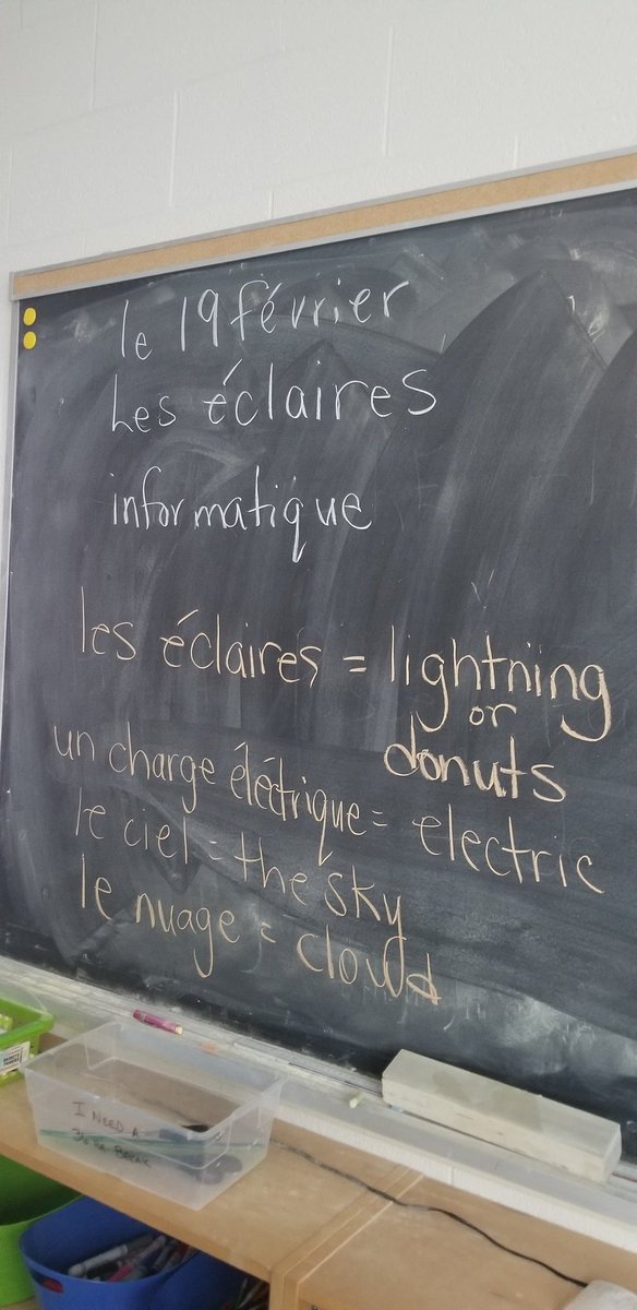 EnsMme's tweet image. Video vendredi! Students are enjoying listening to authentic French speakers and learning about science too! #frenchsecondlanguage @WPSTillsonburg @FSLTVDSB