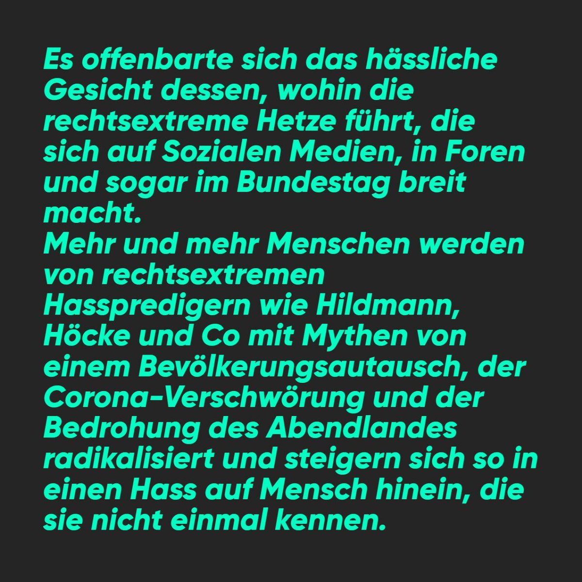 #SayTheirNames #Hanau