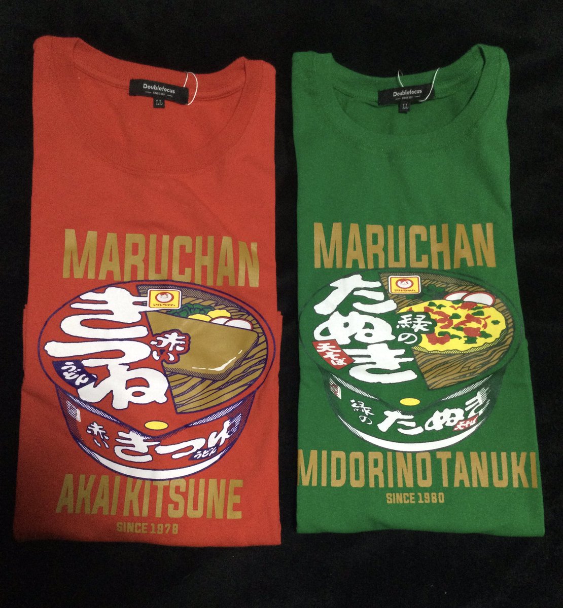 Toshiaki Ltano イオンの 企業コラボtシャツ シリーズ 赤いきつねと緑のたぬきをゲット Toshiaki Ltano イオンの 企業コラボtシャツ シリーズ 赤いきつねと緑のたぬきをゲット