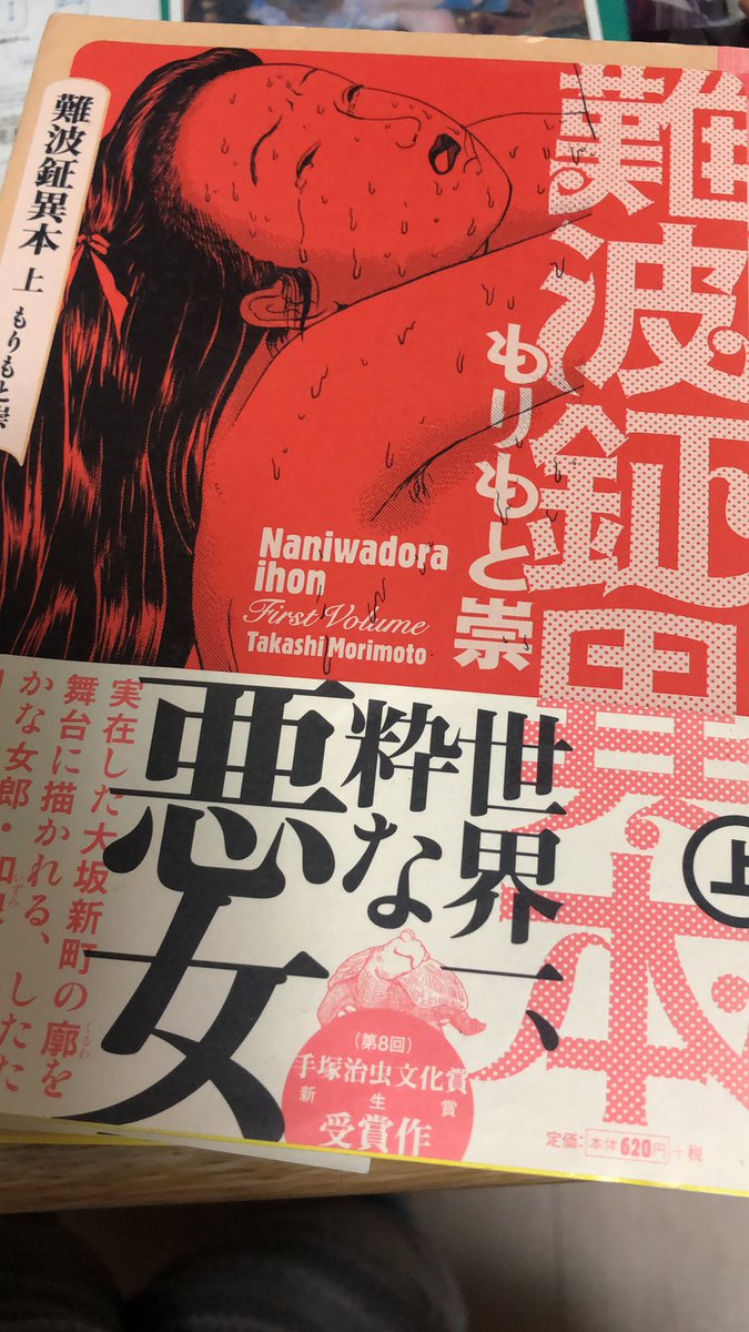 吉原や遊郭に興味がある人は、大阪新町の話だけどこの漫画すごくおすすめ。
もりもと崇 難波どら異本(漢字出てこなかった) 