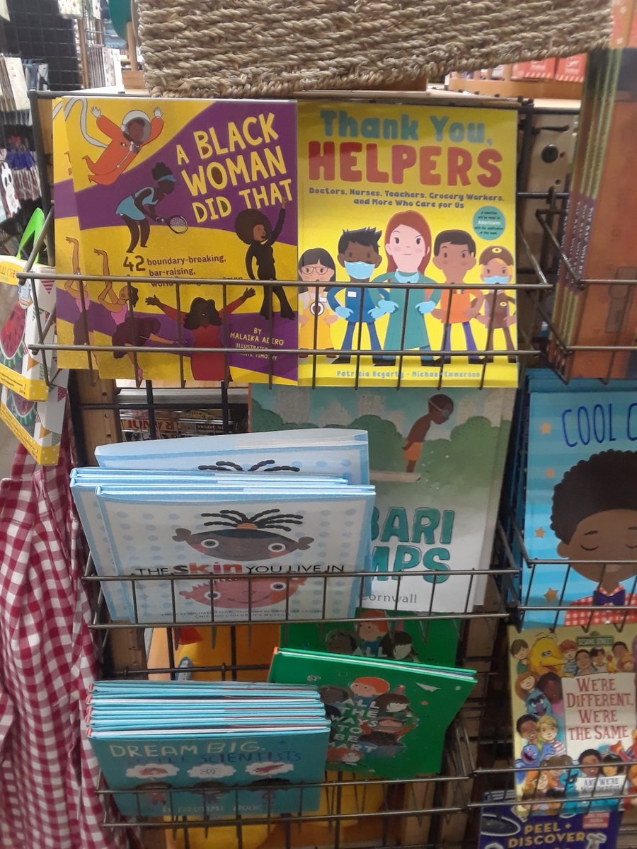 My book, sighted in Seattle, hanging out with the other good books for young folk, on its 1st birthday!