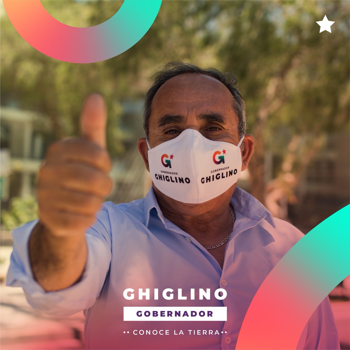 Por una Atacama descentralizada y con autonomía en todo sentido, Vota por Ghiglino.  #ConoceLaTierra.