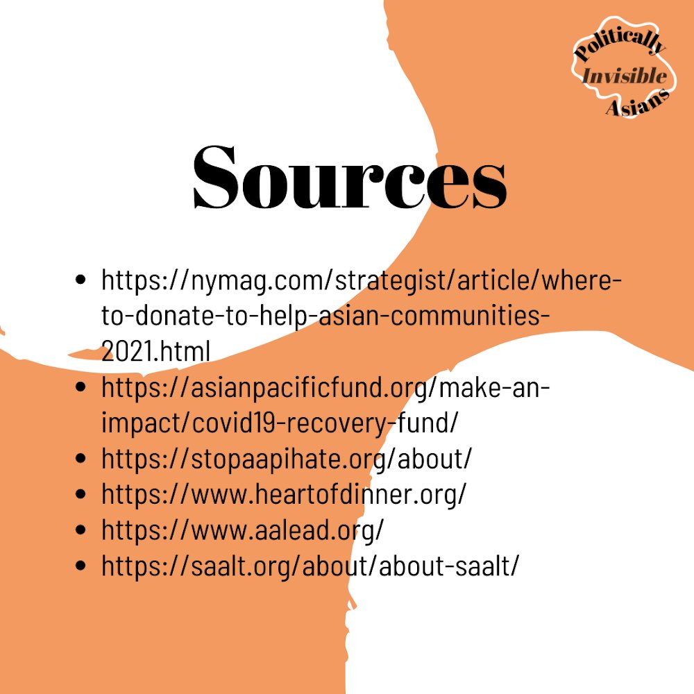 invisibleasians's tweet photo. Asian-Americans across the US are suffering due to the rise in hate crimes, the COVID-19 pandemic, and the economic crisis we are living in. See how you can help the betterment of the AAPI community through uplifting the people in need with these amazing non-profits.🤍✊🏼 (2/2) https://t.co/kLc4GuhR7Z
