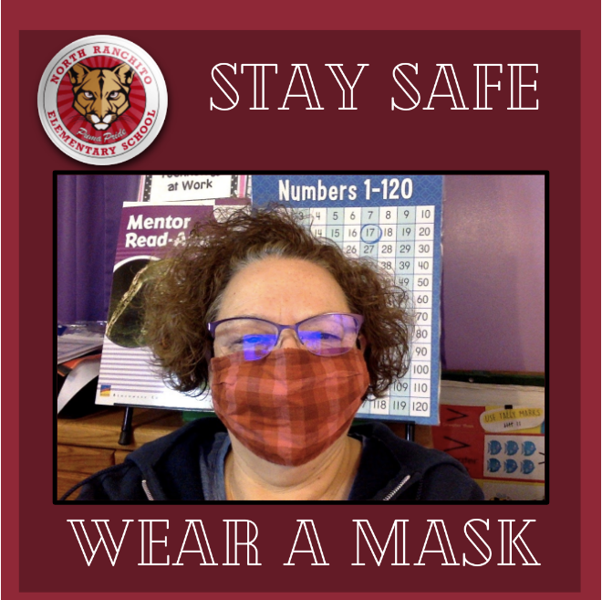NorthRanchito's tweet photo. The #PBIS Puma Way is to show responsibility, safety, and respect. We encourage all of our puma families to stay safe by wearing a mask. #MsNavarroRocks #GoPumas #PumaWay #WearAMask 😷 https://t.co/ZeuUcmVMhf