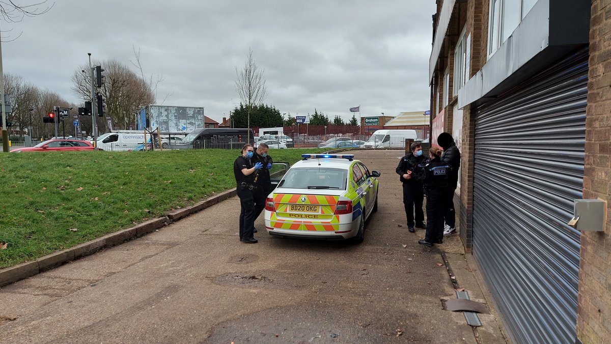 Two males arrested following a report of absconding from an RTC. Both refused to provide a specimen of breath. Officers needing to safely detain and search the males, all closer than 2m <a href="/TACCLeicsPolice/">T/ACC Kerry Smith</a>