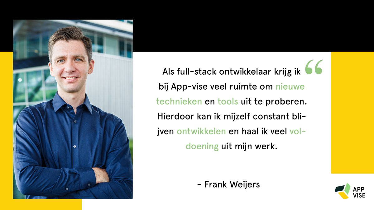 appvisenl's tweet photo. Meestal hard aan het werk achter de schermen, maar ook onze Frank komt zich graag even aan jullie voorstellen! 🚀

Leer ook de rest van ons team kennen ➡️ https://t.co/TWC6ECin3m

#kennismaken #voorstellen #appontwikkelaar #appmaken #appontwikkelen #ondernemer #ondernemen https://t.co/PLo4E7asgs