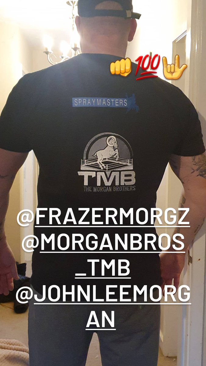 SprayMastersUK's tweet photo. @JakeMorgaan The #BigTime awaits for the #MorganBrothers
#Derby #Boxers #athletes https://t.co/vRDVBpGdSM