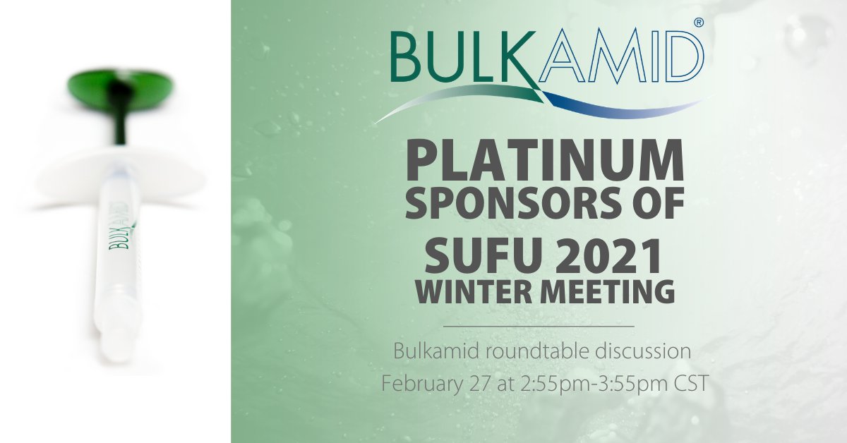 We’re pleased to be sponsoring <a href="/sufuorg/">SUFU</a>’s 2021 winter meeting. Don’t miss our roundtable discussion – Bulkamid: Reflections, Considerations and Best Practice One Year After FDA Approval. More about the event here: bit.ly/3s6ux0I #SUFU21 #SUI #WomensHealth