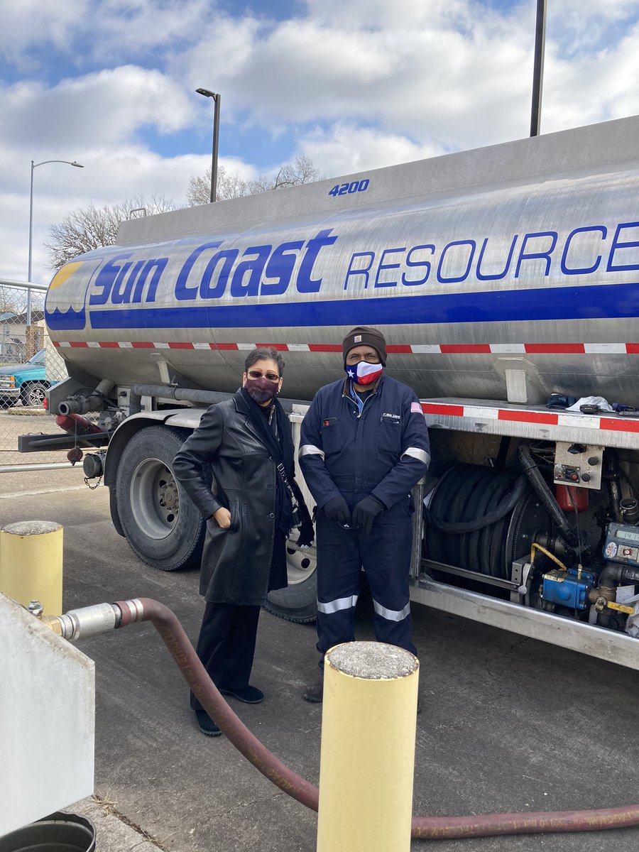 Bring on the fuel trucks!  Thanks Mr. Jose for driving in this much needed resource for our generators. Anita Lockridge, Interim VP for Administration and Finance, and her entire team have been working around the clock to take care of our campus and show that Tigers Care. #TXSU